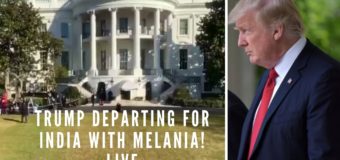 Trump Departing for India with Melania! Wheels up off of the South Lawn of the  @WhiteHouse | Trump India Visit 2020 Starting Steps | Trump reveals the whole plan