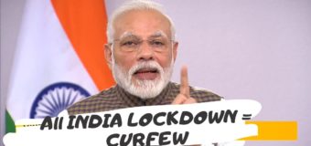 The Entire Country will go Under a Complete LOCKDOWN from Today Midnight announced by PM Narendra Modi