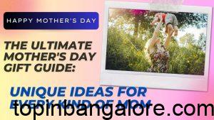 You have a plethora of unique and thoughtful Mother's Day gift ideas, it's time to choose the perfect present for the mom in your life