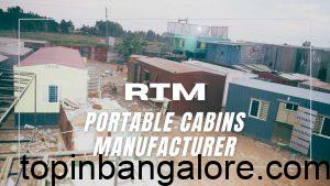 RTM Portable Cabins Manufacturer and Supplier in Bangalore